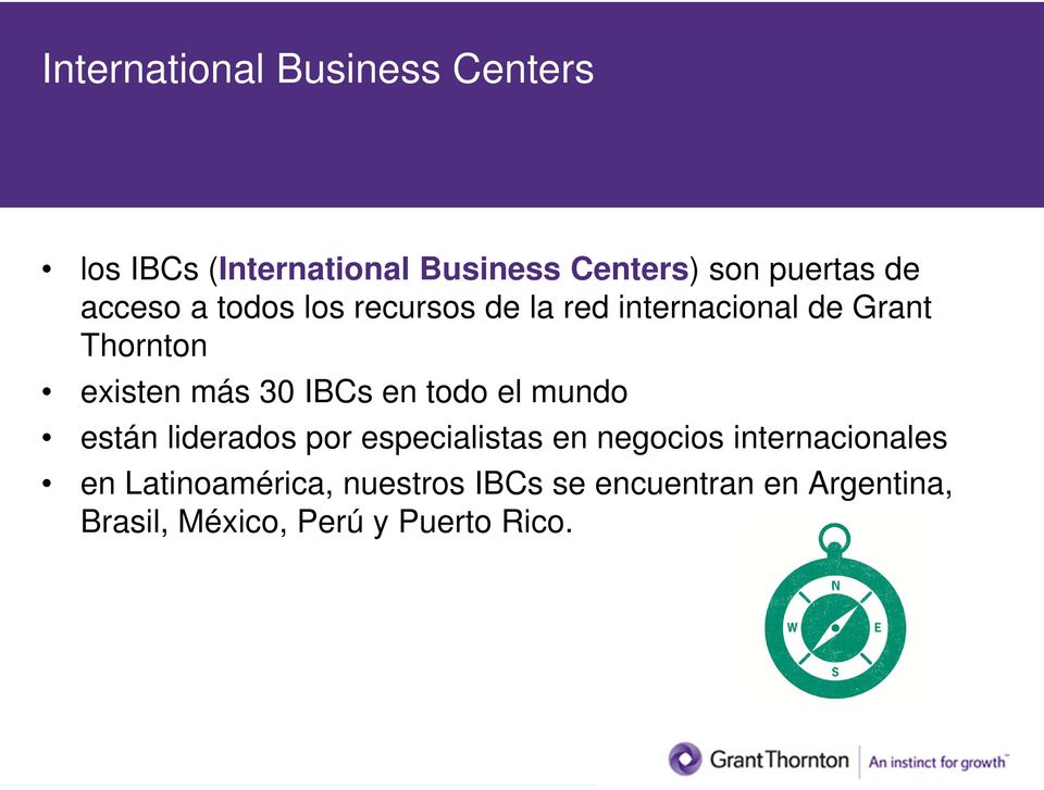 IBCs en todo el mundo están liderados por especialistas en negocios internacionales en