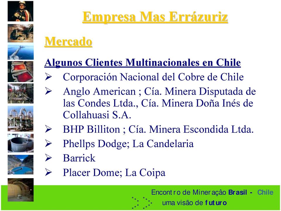 Minera Disputada de las Condes Ltda., Cía. Minera Doña Inés de Collahuasi S.A.