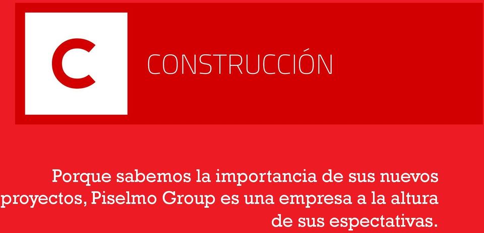 proyectos, Piselmo Group es una