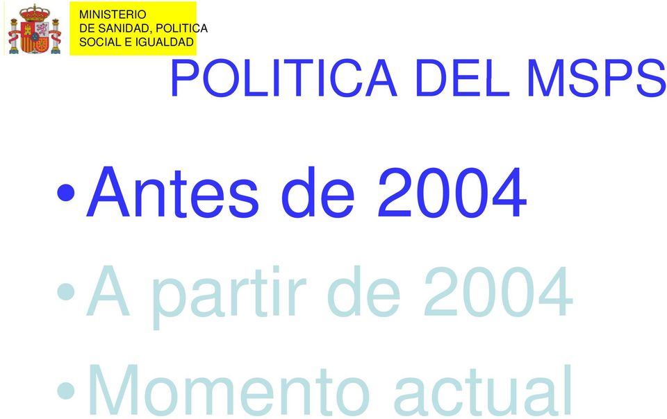 2004 A partir