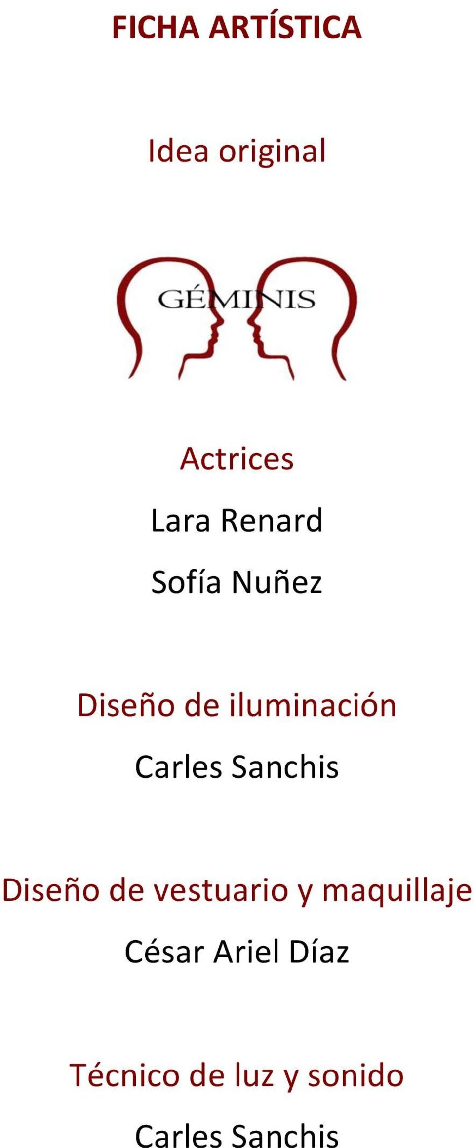 Carles Sanchis Diseño de vestuario y