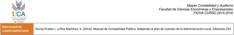 (2014): Manual de Contabilidad Pública.