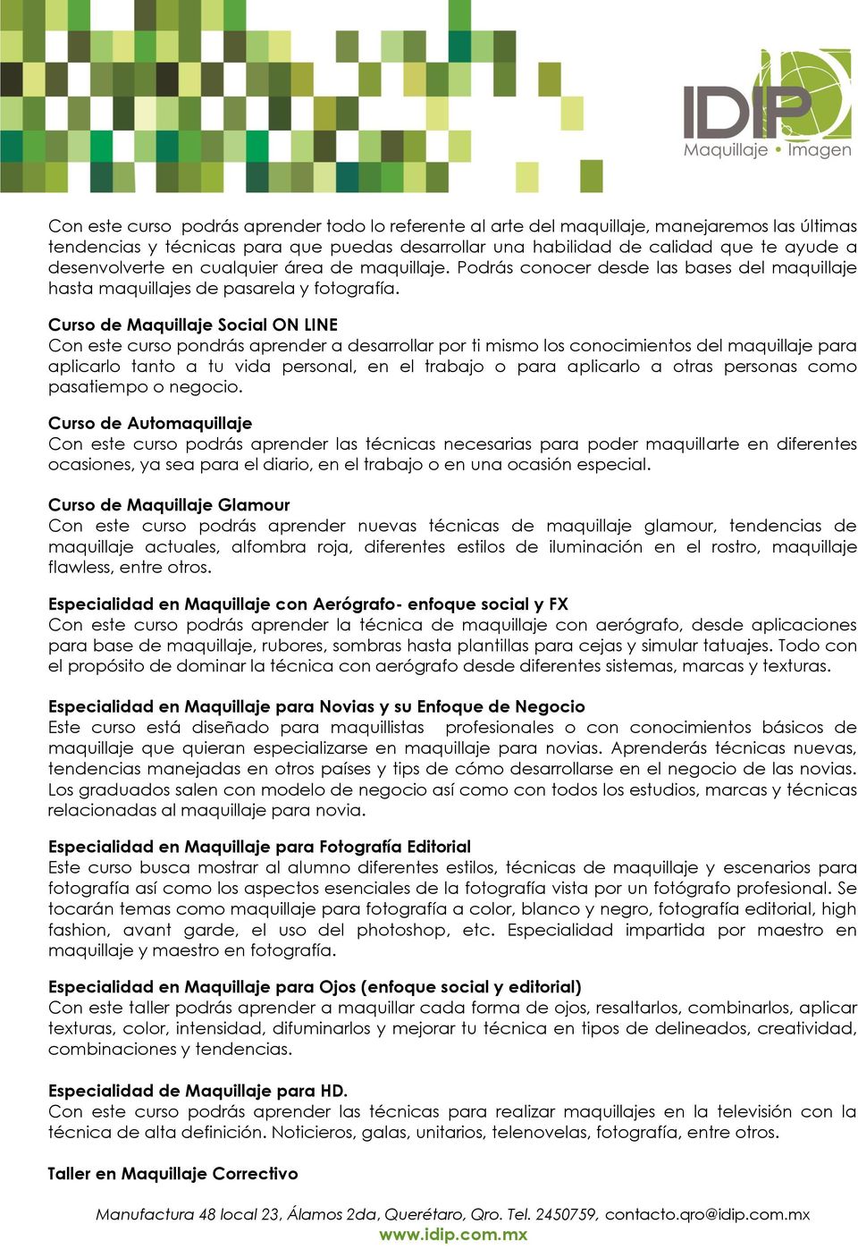 CURSO DE MAQUILLAJE SOCIAL - PDF Descargar libre
