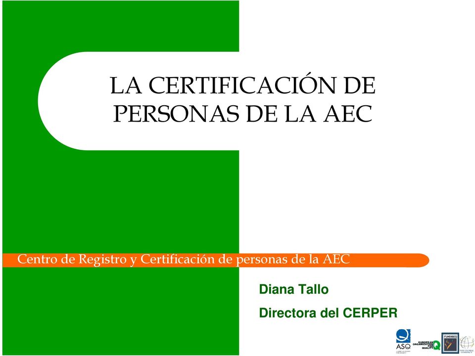 Certificación de personas de la