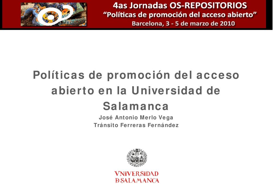 Universidad de Salamanca José