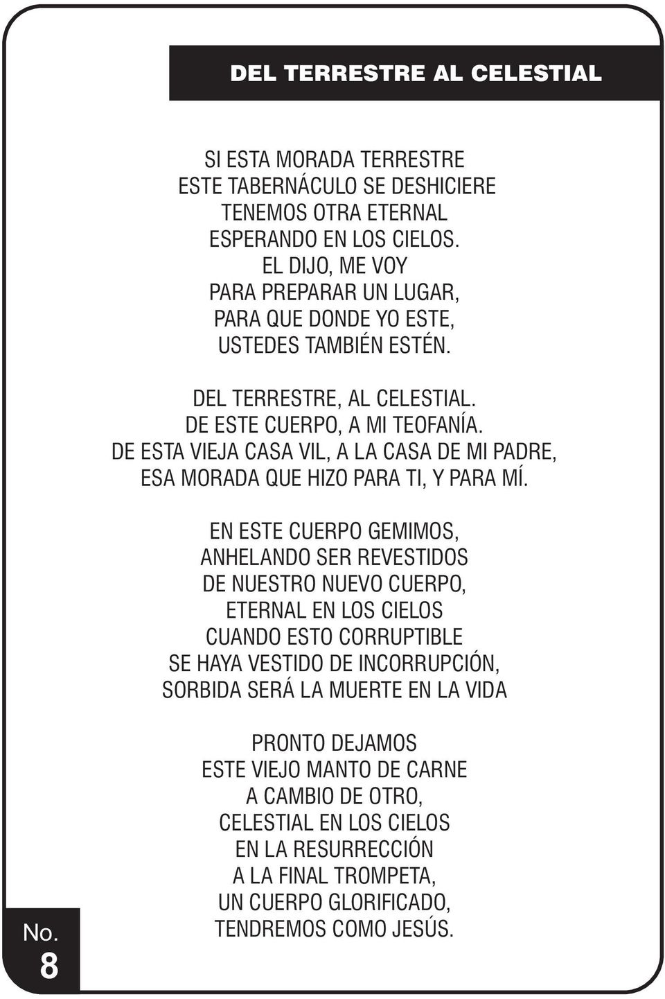 Apocalipsis 5:9-10. TABERNÁCULO Aguila Blanca - PDF Descargar libre