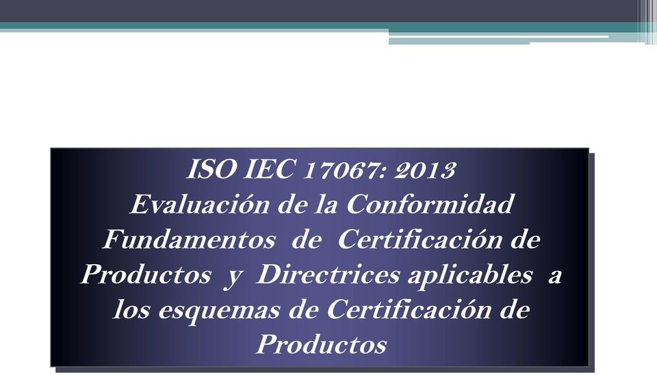 Certificación de Productos y