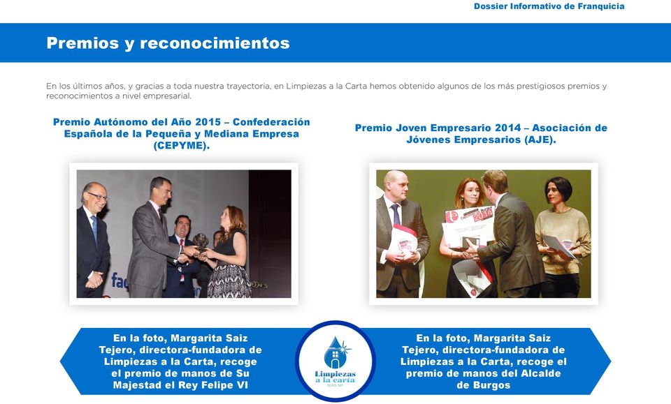 Premio Joven Empresario 2014 Asociación de Jóvenes Empresarios (AJE).