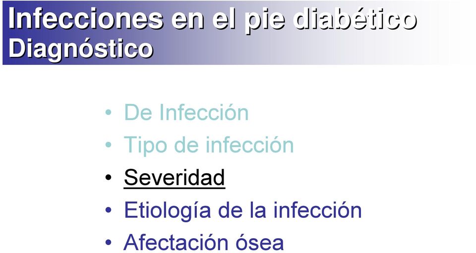 infección Severidad