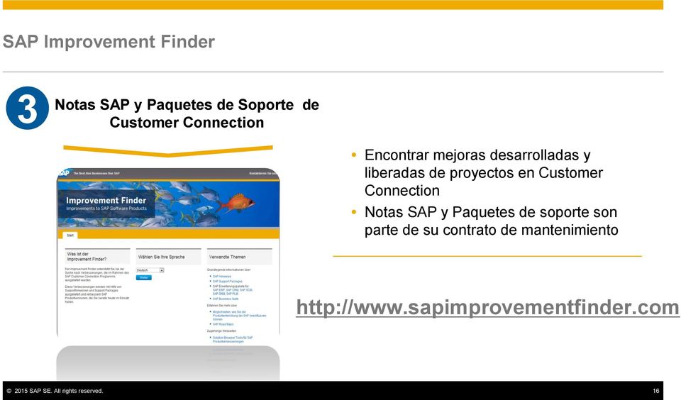 Customer Connection Notas SAP y Paquetes de soporte son parte de su contrato