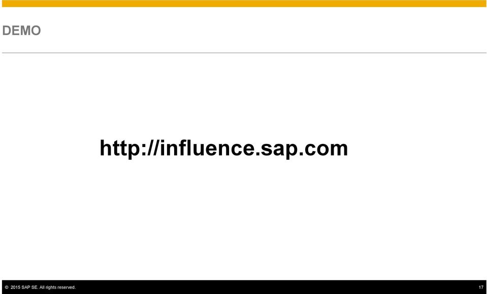 sap.com 2015 SAP
