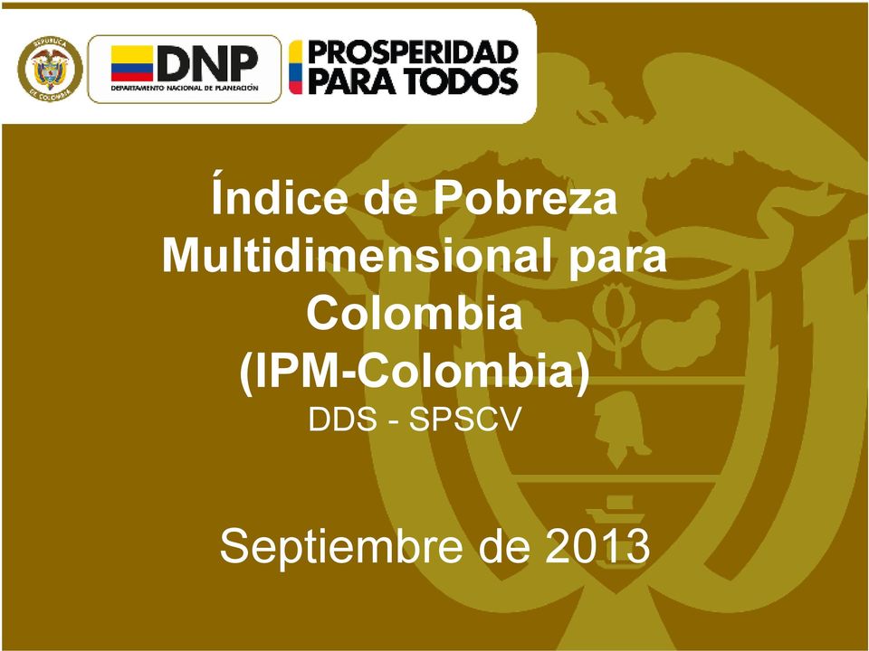 Colombia (IPM-Colombia)