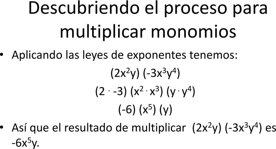 3 y 4 ) (2. -3) (x 2. x 3 ) (y.
