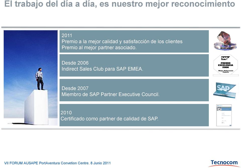 asociado. Desde 2006 Indirect Sales Club para SAP EMEA.