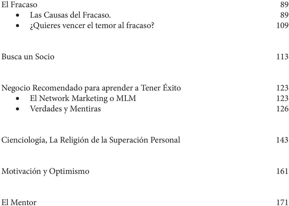 El Network Marketing o MLM 123 Verdades y Mentiras 126 Cienciología, La