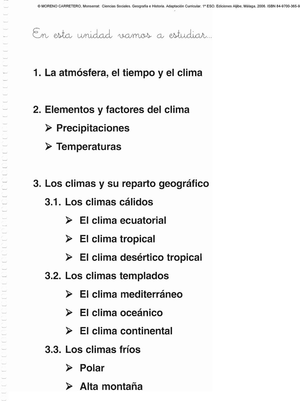 Los climas y su reparto geografico 3.1.