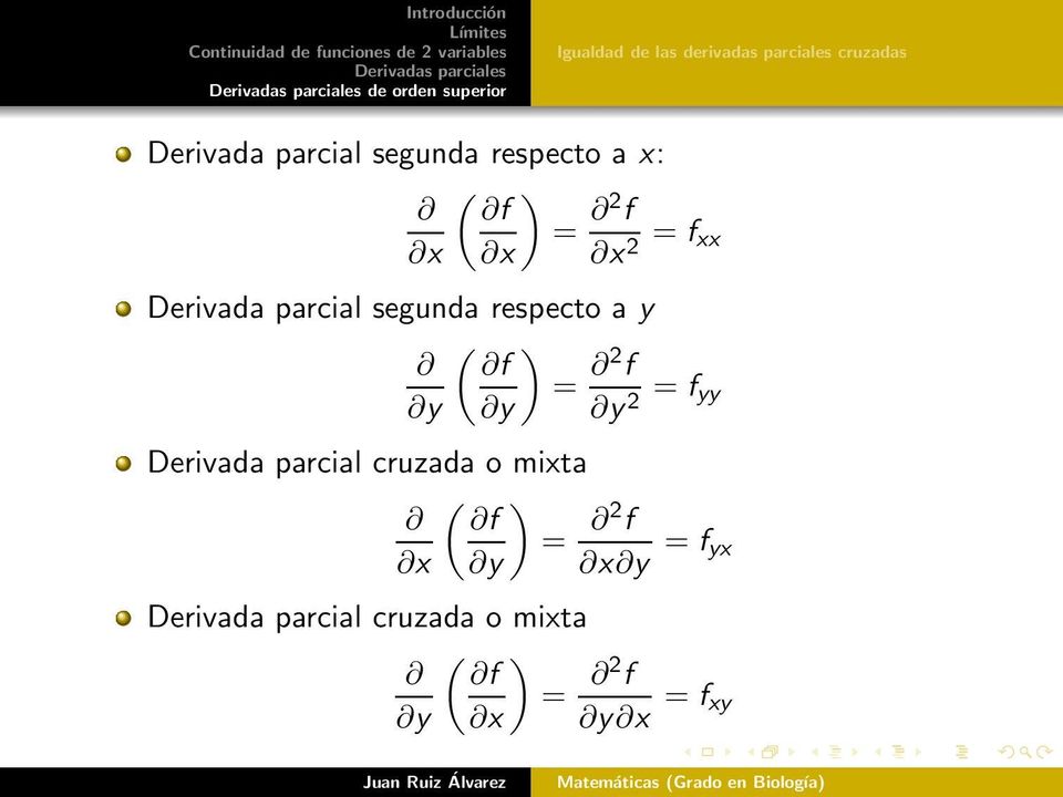 Funciones de dos variables: Límites. Continuidad. Derivadas parciales.  Derivadas de orden superior. - PDF Free Download