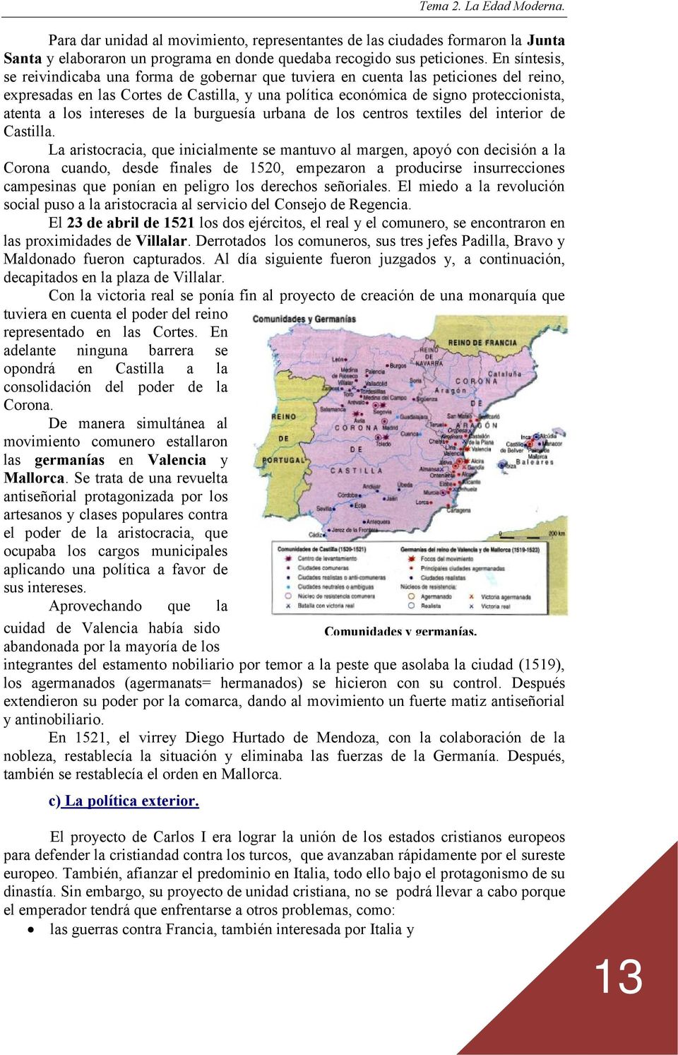 intereses de la burguesía urbana de los centros textiles del interior de Castilla.