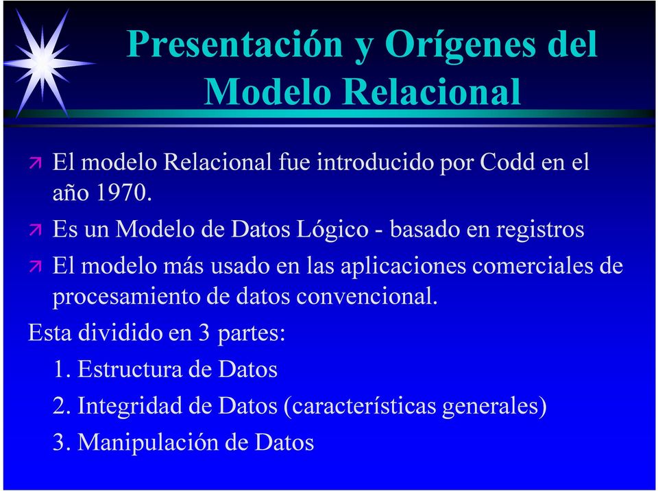 MODELO RELACIONAL BASE DE DATOS RELACIONALES - PDF Free Download