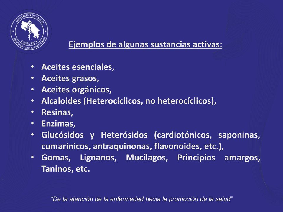 Enzimas, Glucósidos y Heterósidos (cardiotónicos, saponinas, cumarínicos,