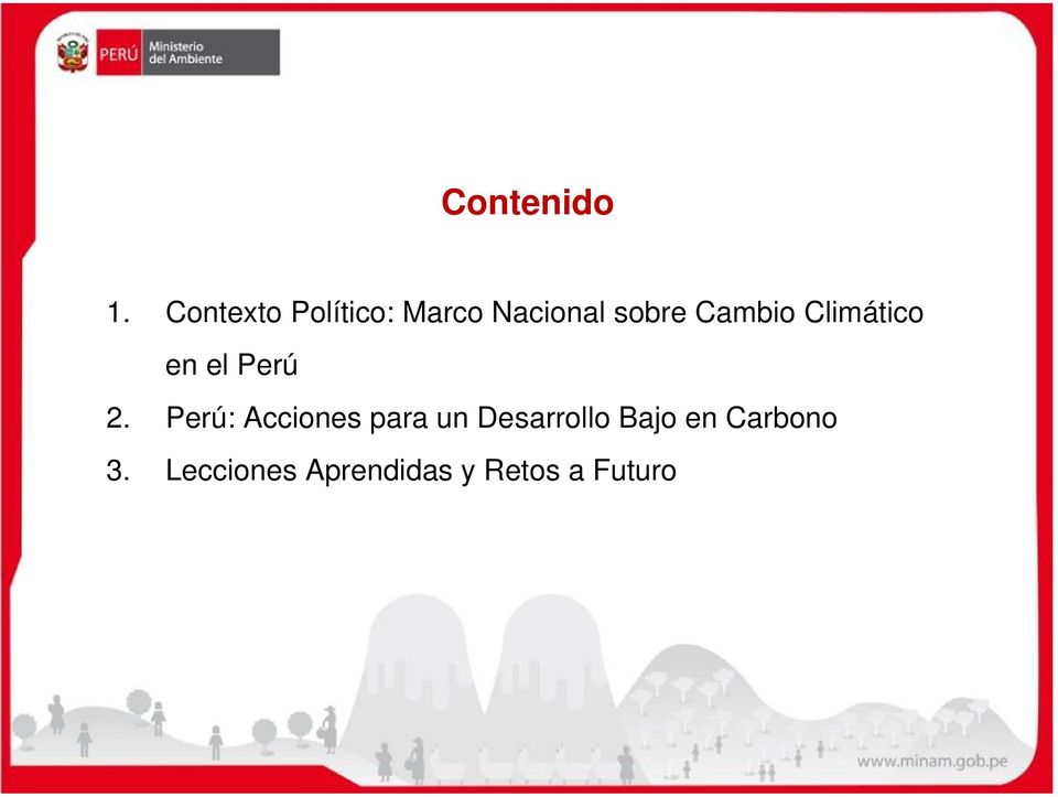 Cambio Climático en el Perú 2.