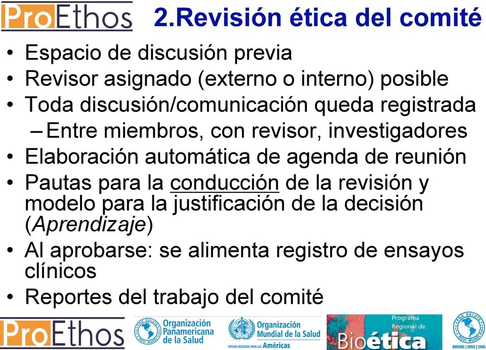 automática de agenda de reunión Pautas para la conducción de la revisión y modelo para la justificación