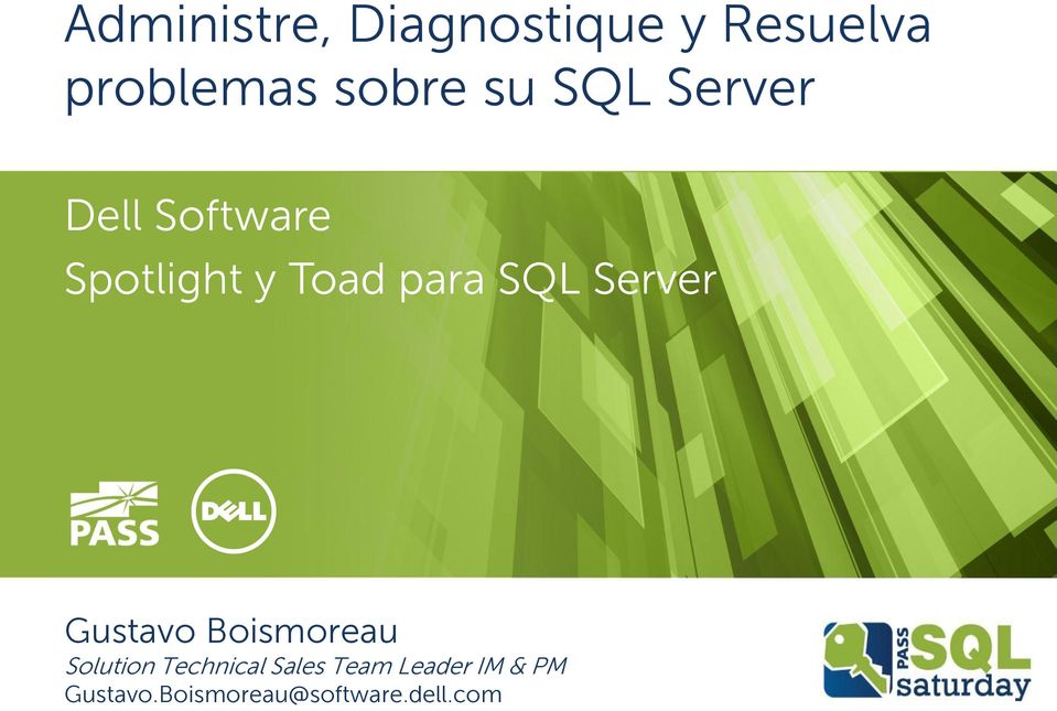 Server Gustavo Boismoreau Solution Technical Sales