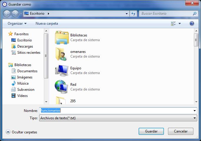 Imagen Ventana de ayuda Windows para el guardado del archivo.