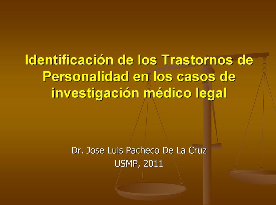 investigación médico legal Dr.