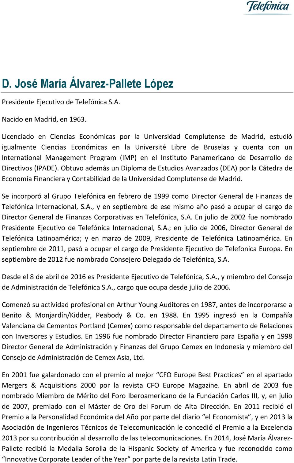 (IMP) en el Instituto Panamericano de Desarrollo de Directivos (IPADE).