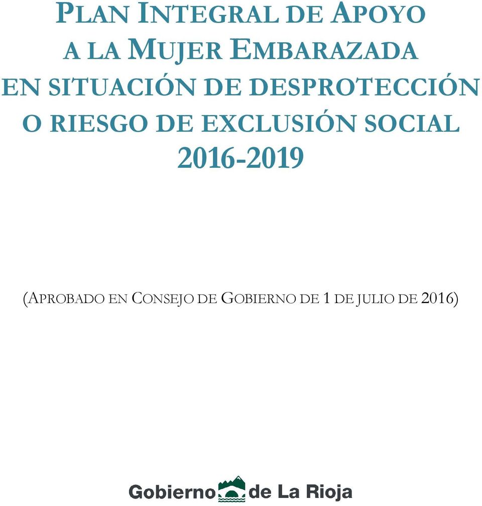 RIESGO DE EXCLUSIÓN SOCIAL 2016-2019