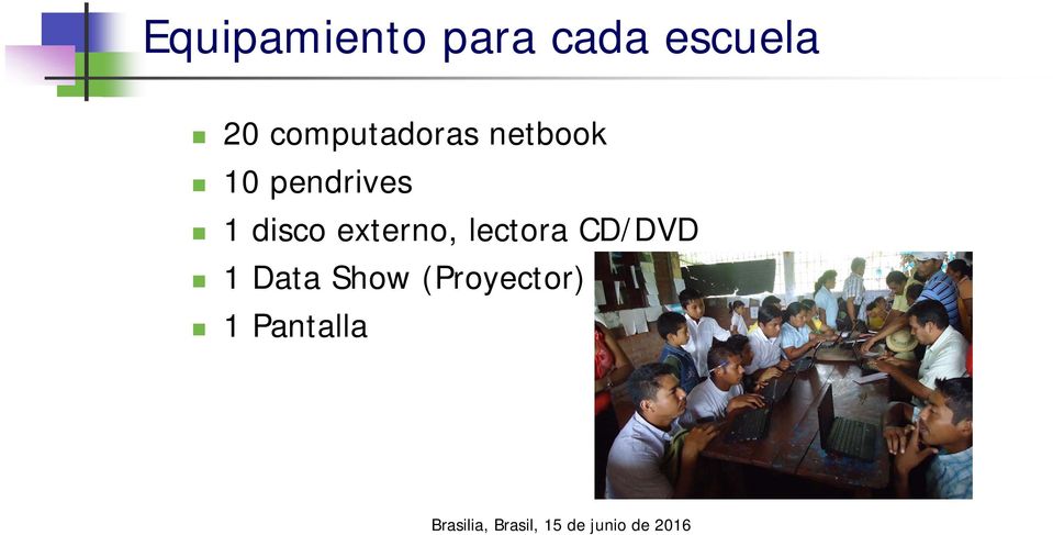 externo, lectora CD/DVD 1 Data Show