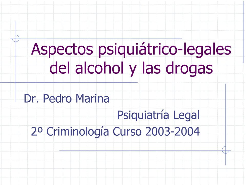 Pedro Marina Psiquiatría Legal