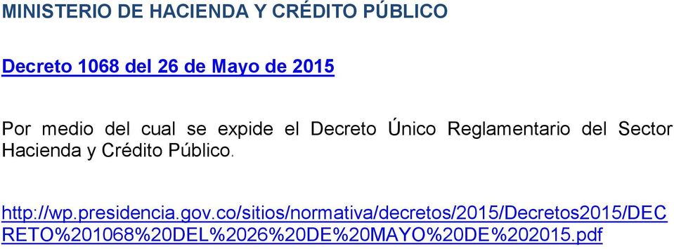Hacienda y Crédito Público. http://wp.presidencia.gov.