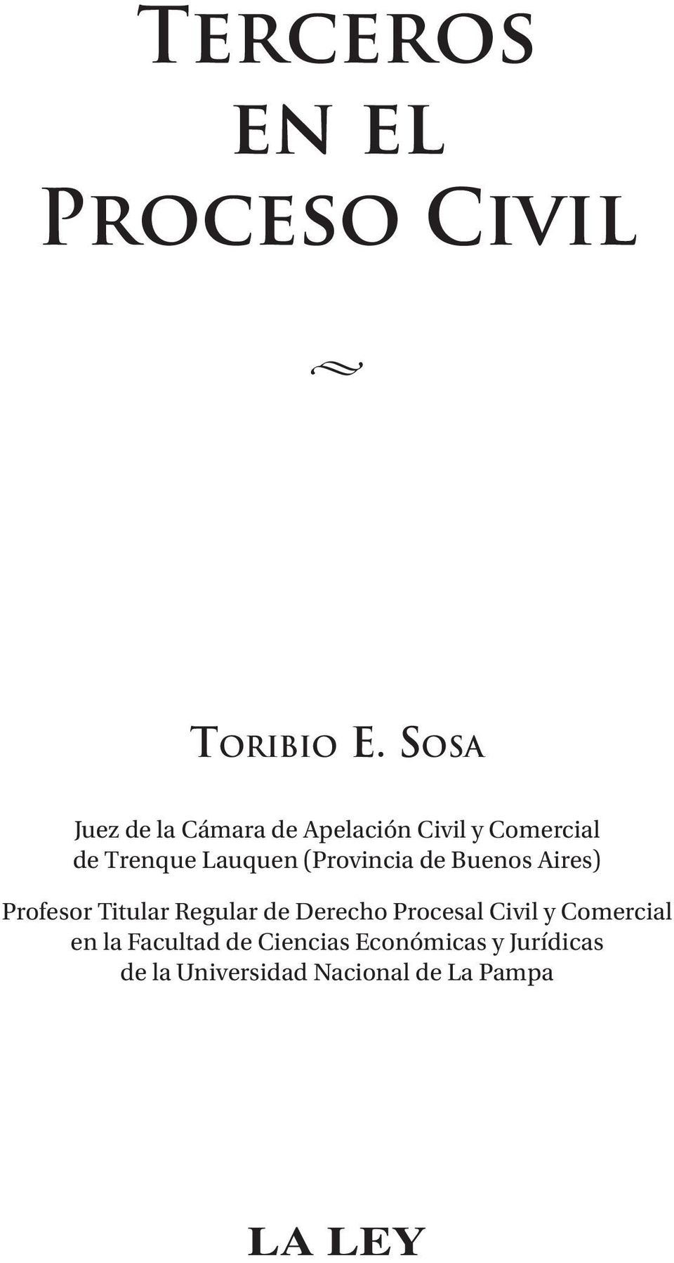 (Provincia de Buenos Aires) Profesor Titular Regular de Derecho Procesal