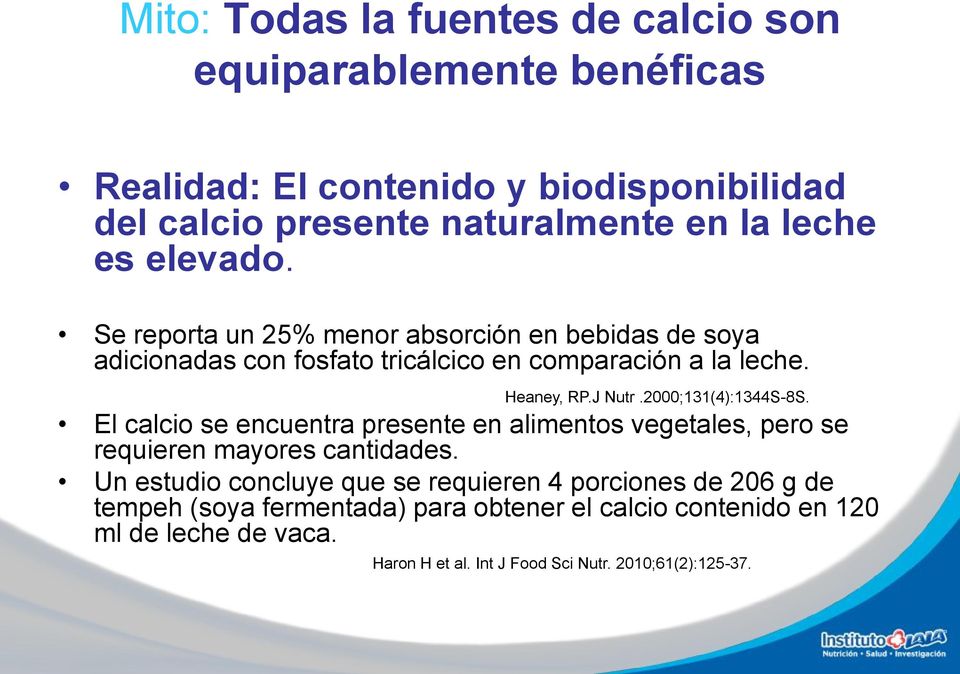 2000;131(4):1344S-8S. El calcio se encuentra presente en alimentos vegetales, pero se requieren mayores cantidades.
