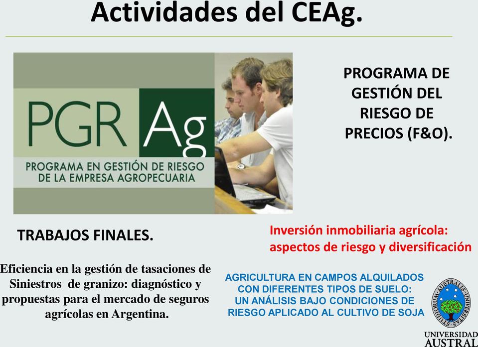 de seguros agrícolas en Argentina.