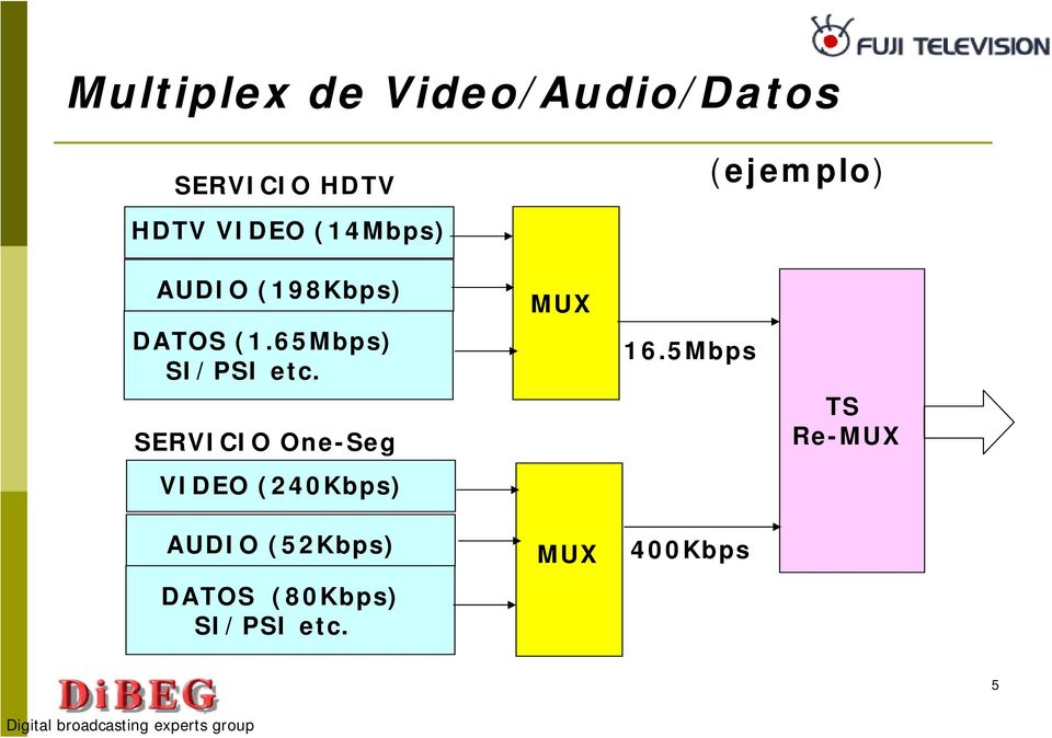 65Mbps) SI/PSI etc.