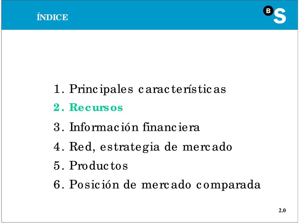 Recursos 3. Información financiera 4.