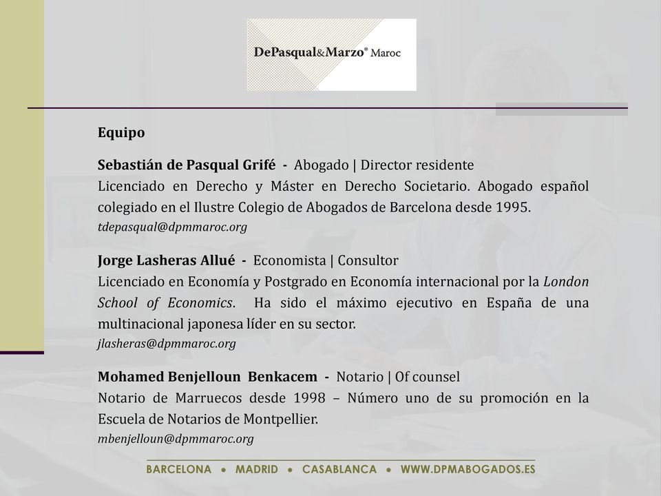 org Jorge Lasheras Allué - Economista Consultor Licenciado en Economía y Postgrado en Economía internacional por la London School of Economics.