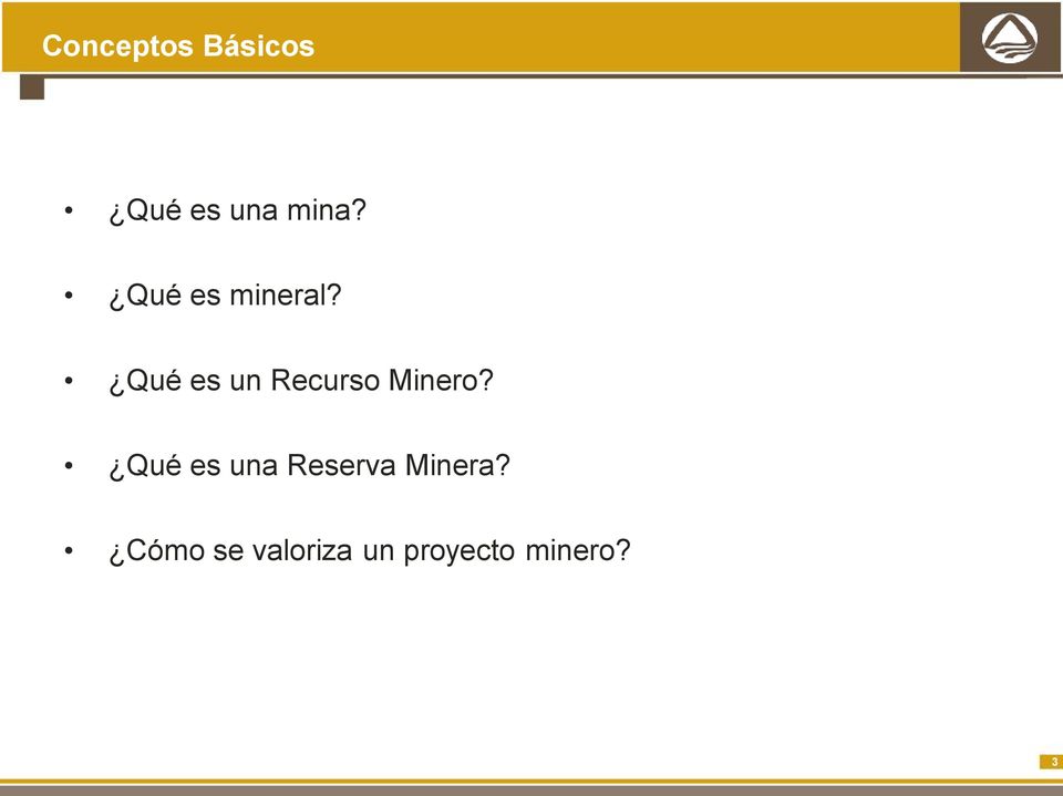 Qué es un Recurso Minero?