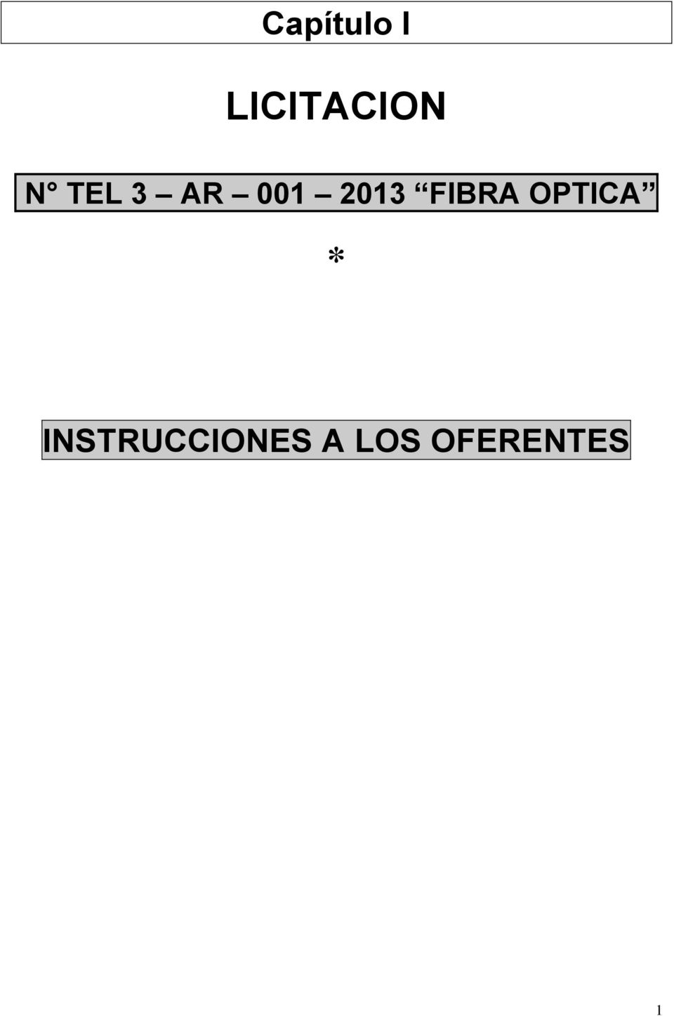 FIBRA OPTICA *