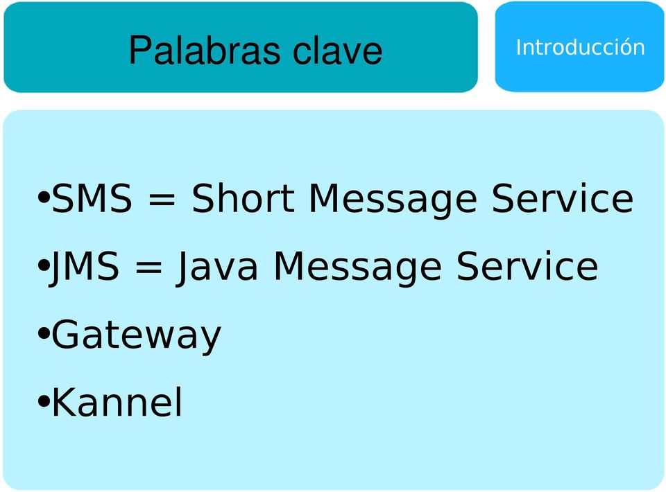 Message Service JMS =