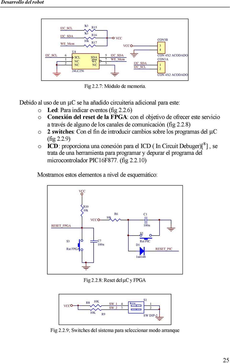 .6) o Conexión del reset de la FPGA: con el objetivo de ofrecer este servicio a través de alguno de los canales de comunicación. (fig.