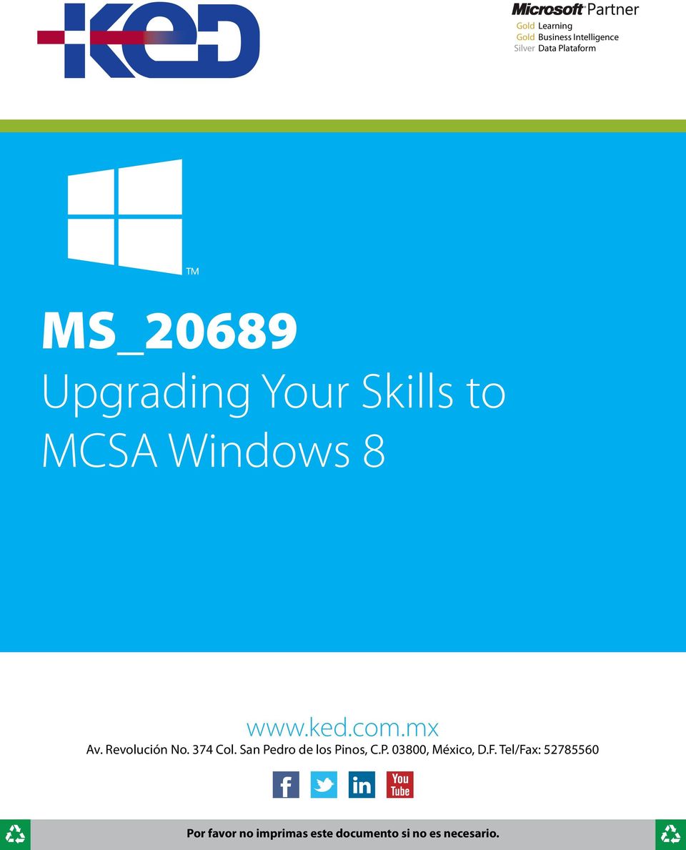 to MCSA Windows 8 www.ked.com.