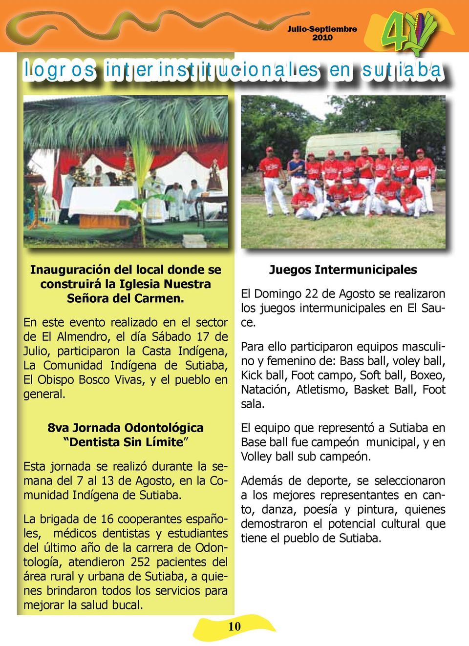 4 MAZORCAS. Julio-Septiembre Boletín Informativo Sutiaba Indígena No 3 -  PDF Descargar libre