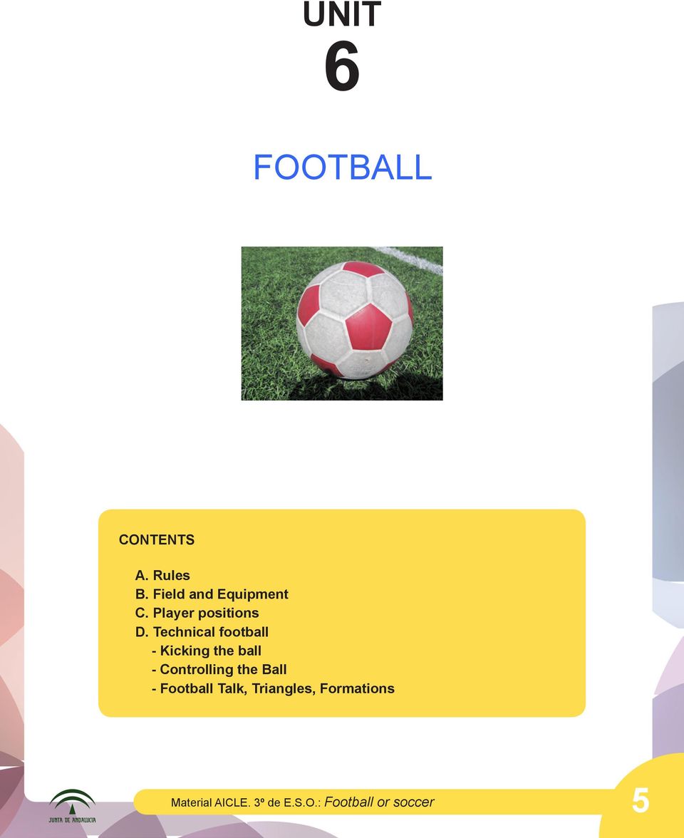 Technical football - Kicking the ball - Controlling the
