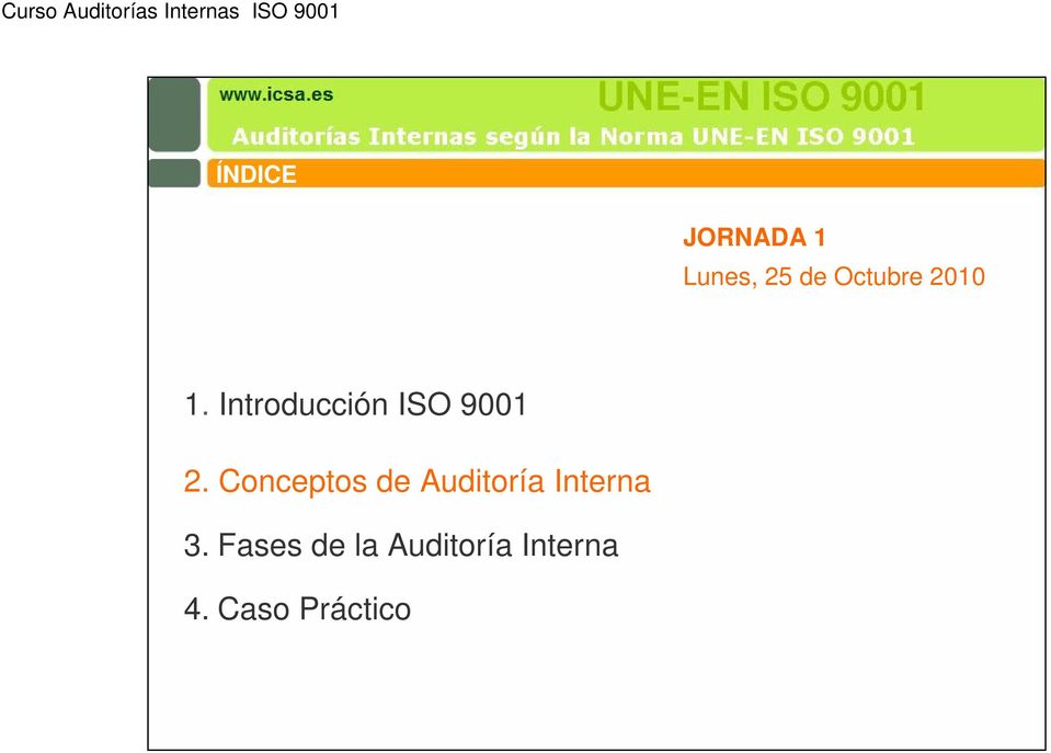 Conceptos de Auditoría Interna 3.