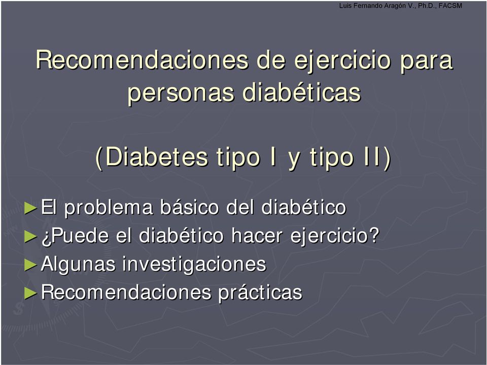problema básico del diabético Puede el diabético