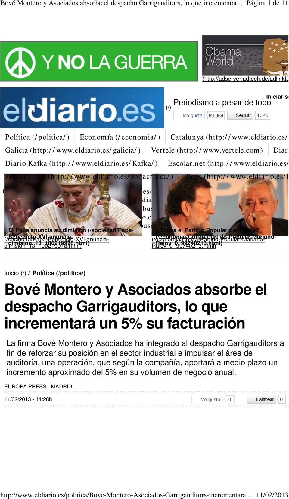 es/temas/dimision_del_papa/) CEOE (http: Las cuentas de Rajoy (http://www.eldiario.es/temas/mariano_rajoy) Desahucios (http://www.eldiario.es/buscador/?text=desahucios) Reforma laboral (http://www.